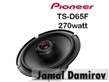 avto dinamik: Pioneer Dinamiklər TS-D65F 270watt. Динамики Pioneer TS-D65F 270watt