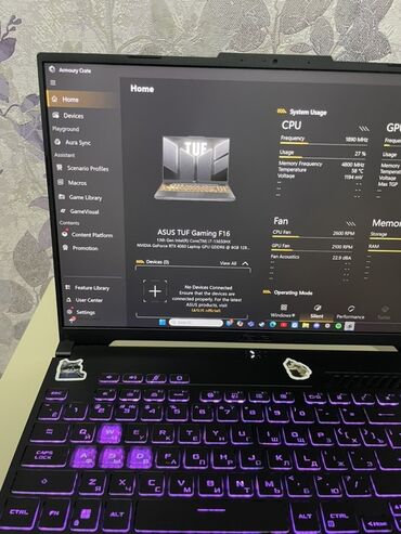 notebook ram 8: ASUS TUF Gaming F16 oyun noutbuku Texniki göstəricilər: - Prosessor