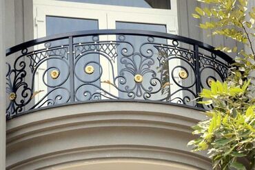 Qapı tacları və plintusları: Dəmir məhəccər və giriş üçün dekorativ metal başlıq (vizor) istehsalı — 7