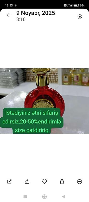 toy nisan xoncalari: Ətir sifarişi və hədiyyə qutuları - İstədiyiniz ətri sifarişlə — 3