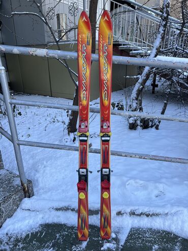 лыжи купить бишкек: Продаю лыжи красные Династар производства франция ростовка 140 см