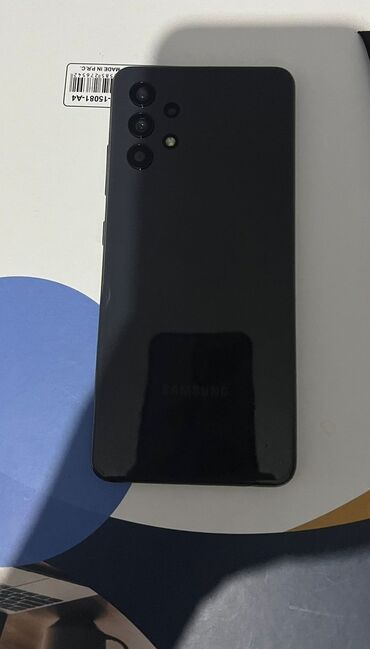 телефон про: Samsung Galaxy A32, Б/у, 64 ГБ, цвет - Серый, 2 SIM