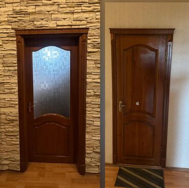 российские двери в баку: 5 eded 205/90 temiz şam agacdan sifarisle hazirlanmiş otaq qapilari