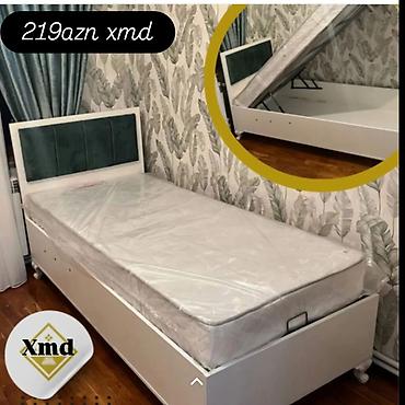 tek krafat: Tək nəfərlik ortopedik çarpayı – altı sandıqlı, qaldırılan mexanizmlə — 1
