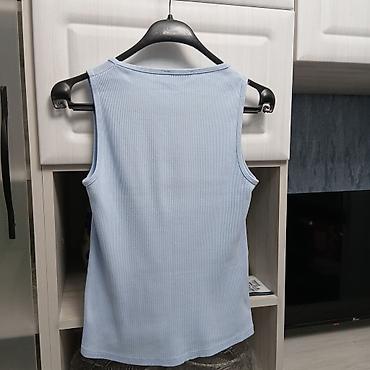 topikler: FB Sister qadın maykası/top - Rəng: açıq mavi (baby blue) - Model — 3