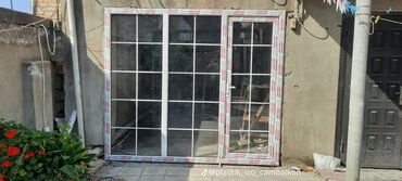 Plastik pəncərələr: Ağ rəngli plastik çərçivəli bu pəncərə, müasir dizaynı ilə istənilən — 7