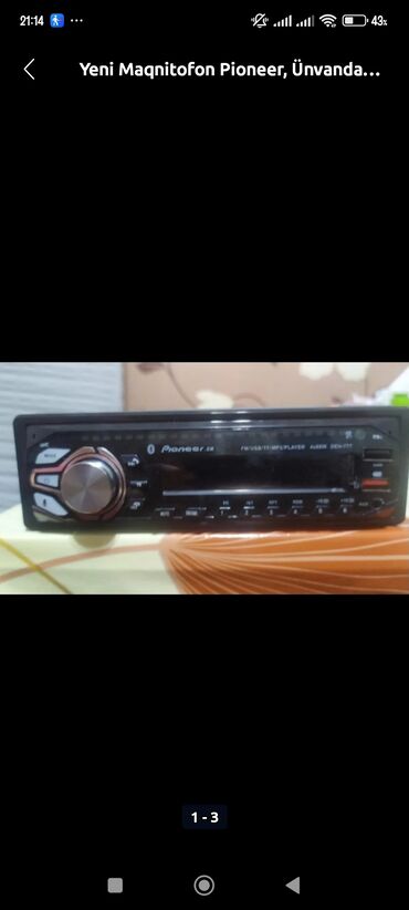 pioneer magnitofon: Yeni Maqnitofon Pioneer, Ünvandan götürmə