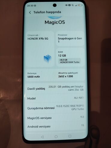 honor x9b qiymet: Honor X9b, 256 GB, rəng - Narıncı