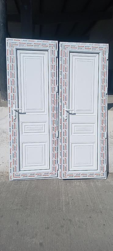 plastic qapi: Yeni Plastik qapı 80x200 sm Zamok və çərçivə ilə, Zəmanətli, Pulsuz quraşdırma, Pulsuz çatdırılma, Rayonlara çatdırılma — 7