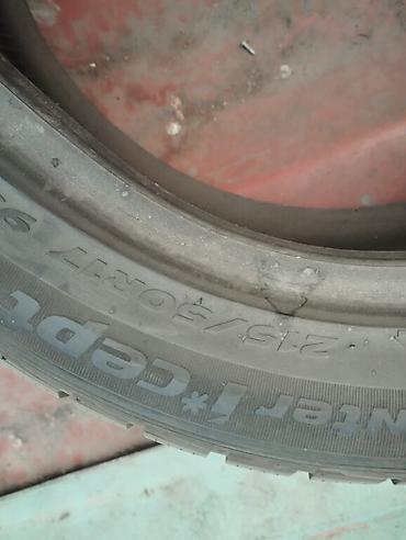 Шины: Шины 215 / 50 / R 17, Зима, Б/у, 1 шт, Легковые, Корея, Hankook — 2