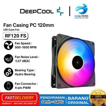 Компьютерные мышки: Система охлаждения, Новый, DeepCool, Кулер, Для корпуса и блока питания, Для ПК