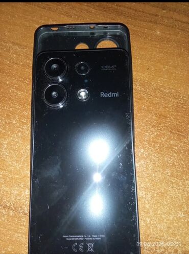 телефон fly fs526: Redmi Note 13, 128 ГБ, цвет - Черный, Гарантия, Кнопочный, Сенсорный