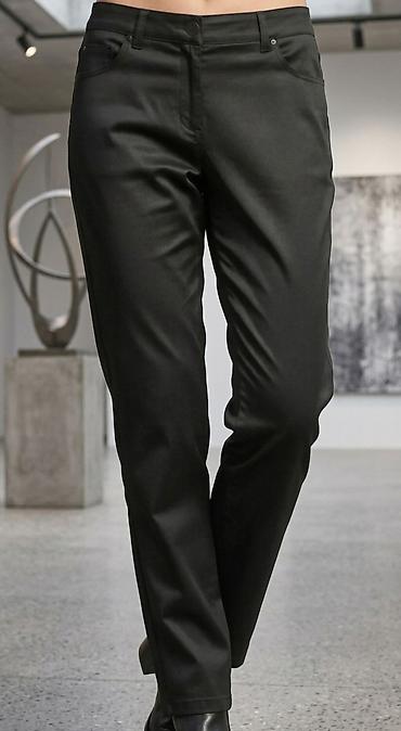 massimo dutti baletanke: Ženske crne pantalone – ravan kroj - Klasičan, ravan kroj sa srednjim — 1