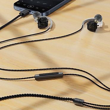 dark: ACEFAST ACESOUND L11 — проводные гибридные наушники с разъёмом USB‑C — 5