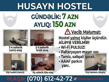 Günlük kirayə evlər: HUSAYN HOSTEL KHIRDALAN /HOSTEL/GÜNDƏLİK EV/AYLIQ EV/KİRAYƏ EV Ailəyə -da lalafo.az — 12 Günlük kirayə evlər: HUSAYN HOSTEL KHIRDALAN /HOSTEL/GÜNDƏLİK EV/AYLIQ EV/KİRAYƏ EV Ailəyə — 12