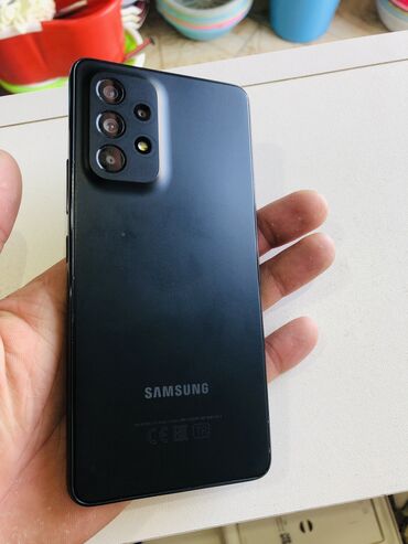 samsun a53: Samsung Galaxy A53 5G, 128 GB, rəng - Qara, İki sim kartlı, Simsiz şarj