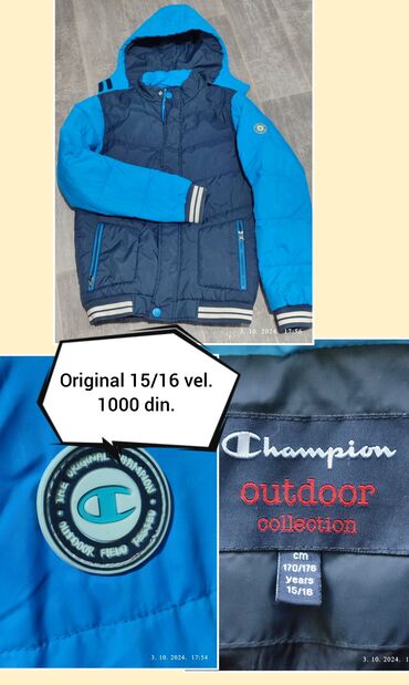 etirel ski jakna: Champion, Puffer jacket, 164-170