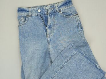 plisowane spódnice w panterkę zara: Jeans, Zara, 2XS (EU 32), condition - Good