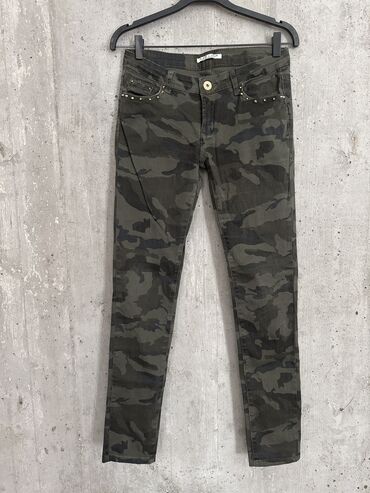 Pantalone: M (EU 38), Normalan struk, Ravne nogavice