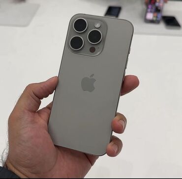 дешевые телефоны айфон: IPhone 15 Pro, Колдонулган, 256 ГБ, Space Gray, Коргоочу айнек, Каптама, 95 %