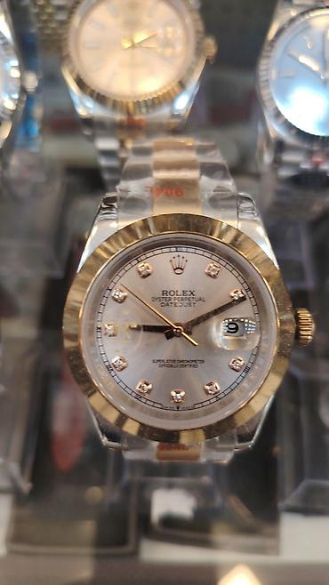 ag saat: Rolex Datejust və Day-Date kolleksiyasından kişi qol saatları — 1