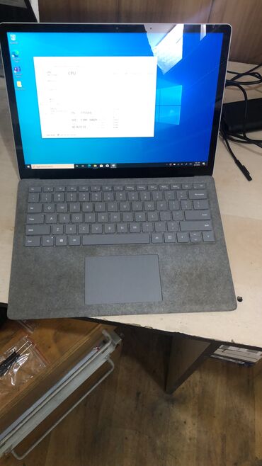 батарея ноутбука: Ультрабук, Microsoft Surface, 8 ГБ ОЗУ, Intel Core i7, 13.5 ", Б/у, Для работы, учебы, память SSD