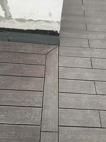 Напольные работы: Монтаж террасной доски (ДПК/МПК композит) под ключ. 5,8 М² я не — 1