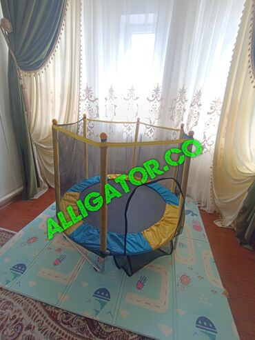 мебель в сокулуке: Детский каркасный батут 💢Диаметр 140 см 💢Высота 120 см