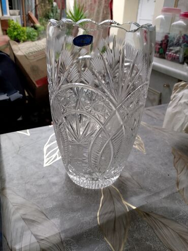 panel dekor: Bir vaza, Xrustal