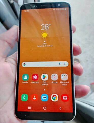 samsung c 170: Samsung Galaxy J6, 32 GB, rəng - Qızılı, Barmaq izi, Face ID