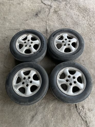 Диски: Литые Диски R 15 Toyota, Комплект, отверстий - 5, Б/у