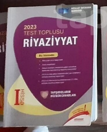 8 ci sinif riyaziyyat test: Riyaziyyat və başqa kitablar