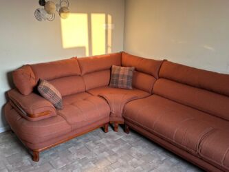 сколько стоит кольцевая лампа в бишкеке: Угловой диван, Новый, Раскладной, Без подьемного механизма, Ткань