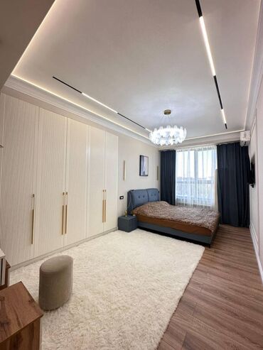 квартиры в районе кудайберген: 3 комнаты, 100 м², Элитка, 11 этаж, Дизайнерский ремонт