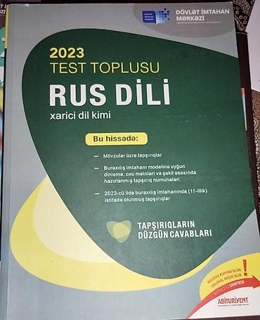 Heç işlədilməmişdir. Cavabları yerindədir. Məhsul: 2023 Test Toplusu