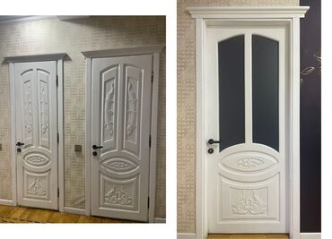 6 eded ag qapilar temiz qoz agaci 4 otaq qapisi olcu 90 /2.5 hamam