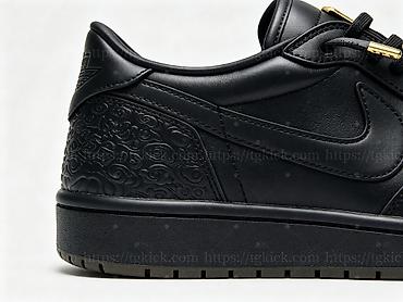 jordan 1: Məhsul: Nike Air Jordan 1 Low – “Triple Black” xüsusi detallı versiya — 5