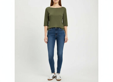 massimo dutti białe t shirty: H&M, Футболка жіноча, розмір M