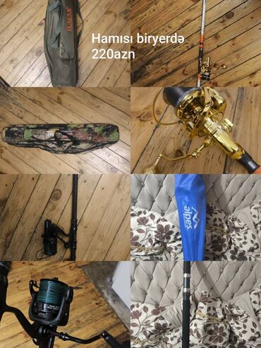 Ovçuluq və balıqçılıq: Balıq tutmaq üçün yenidir üstündə əlavə leska hazır yerdə saxlamaq — 9