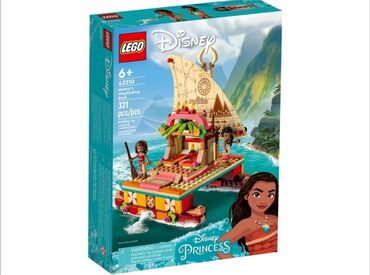 detskie igrushki lego: Lego Princess 43210Лодка Моаны🚣, рекомендованный возраст