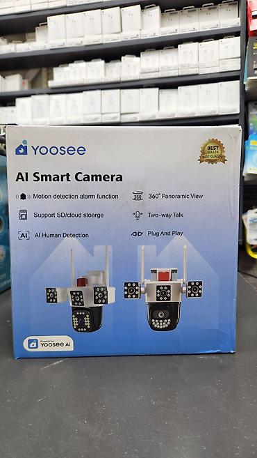 mac mini: Уличная поворотная Wi‑Fi 4G камера видеонаблюдения Yoosee AI Smart — 4