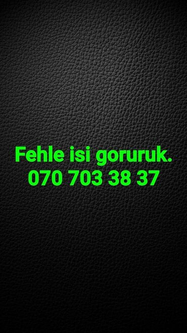 Fəhlələr: Fehle isi goruruk.
2 neferik.
Xirda usta isleride bacaririq