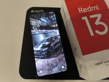 оперативная память ddr4 sdram: Redmi, Redmi 13, Новый, 256 ГБ, цвет - Черный, 2 SIM