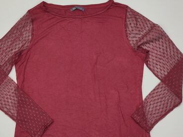 czerwona bluzki z długim rekawem: Bluzka Damska, Marks & Spencer, 2XL, stan - Dobry