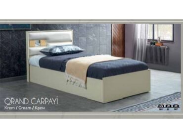 yataq desti gence: Новый, Односпальная кровать, С подъемным механизмом, С матрасом, С выдвижными ящиками, Турция