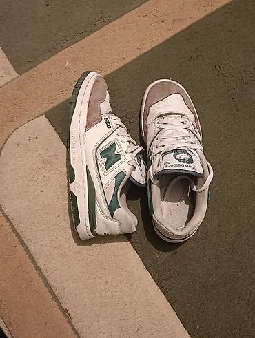 nb 550: Мужские кроссовки, 40, New Balance, Б/у, цвет - Белый, Самовывоз, Платная доставка — 1