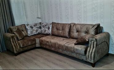 Yataq otağı dəstləri: Künc divan, İşlənmiş, Açılan, Bazalı, Parça, Çatdırılma yoxdur