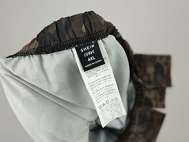 jeansy moro: Shein Curve, Spodnie materiałowe damskie, rozmiar 4XL — 4