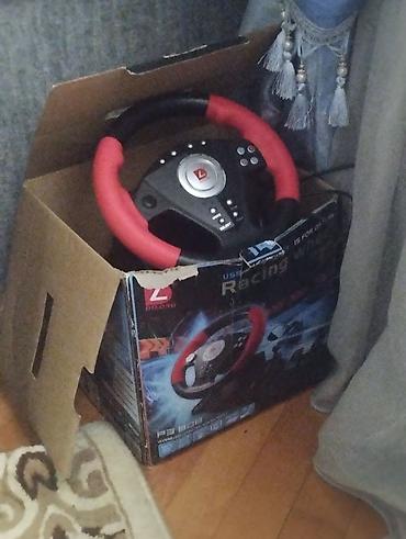USB Racing oyun sükanı və pedallar dəsti - Markalanma: Z DEXING