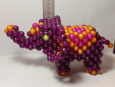 Статуэтки: Авторские фигурки из бисера и стеклянных граненых бусин - Лошадка на — 13